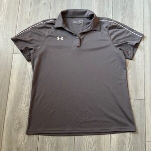 Under Armour Loose Heatgear Gray XL Polo